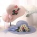 Summer Sun Hat For Ladies Floral Elegant Design Wide Brimmed Outdoor Beach Wears  eb-61423518